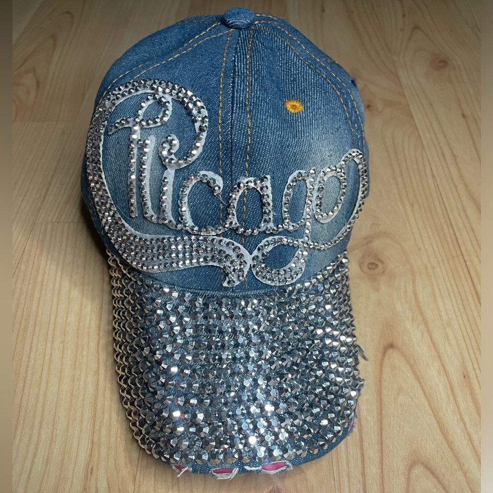 Vintage Style Distressed Chicago Hat